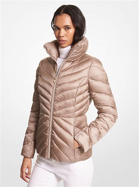 michael kors freemont puffer jacket|michael kors quilted puffer jacket.